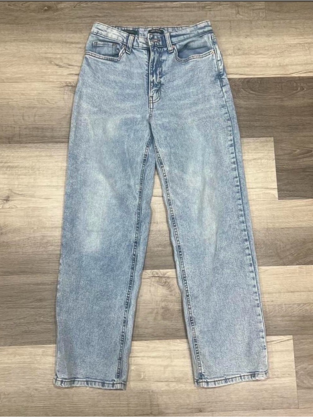 wild fable Light Blue Straight-Leg Jeans
